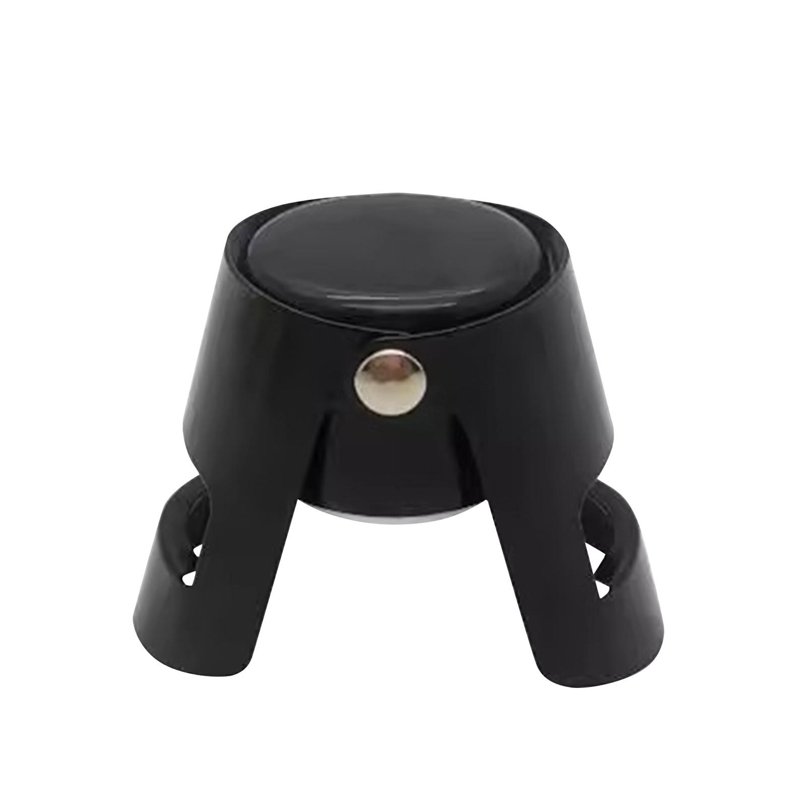 

Stainless Steel Reusable Champagne Bottle Stoppers Portable Stainless Latches Anti-Skid Leak Champagne Wine Bottle Stopper чёрный