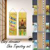 Set aus 2 Koi Nobori Hängende Schriftrolle Wandteppich Set für und Enthält auch Wand-Mini und Innengebrauch (Karpfenstreamer) Jungen-Tag, Kindertag, Jungen-Tag.