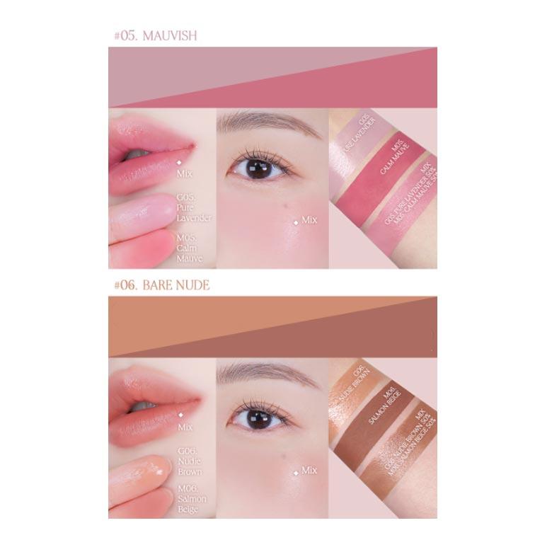 HERAT PERCENT Dote On Mood Custom Lip & Cheek 9.4g