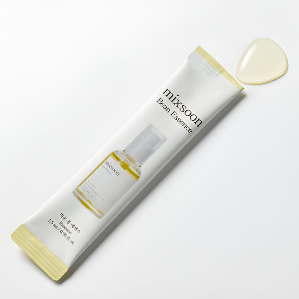 mixsoon Bean Essence Stick (1.5ml X 10 Sachets) – Fermented Bean Hydration & Texture Care Essence
