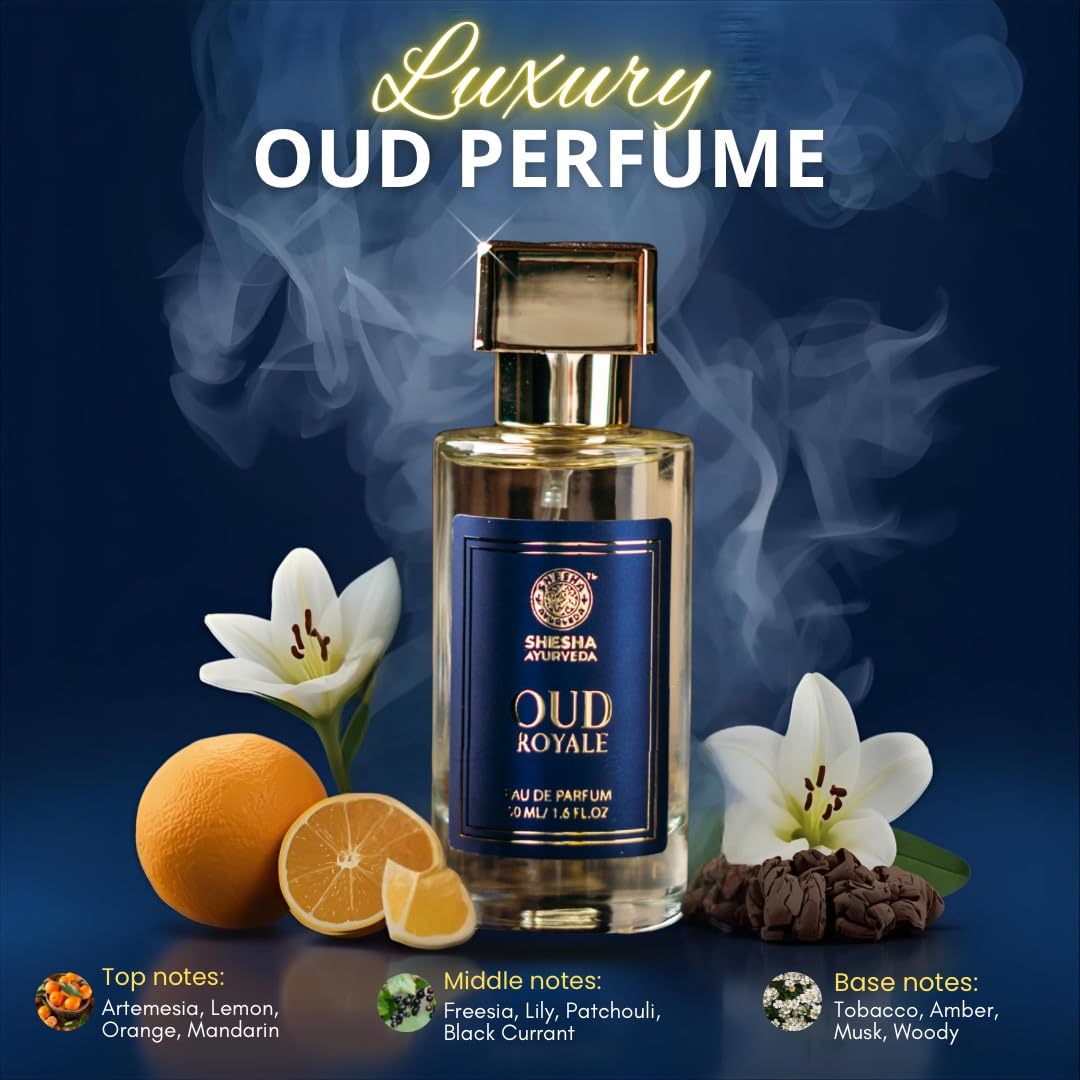 Shesha Ayurveda OUD ROYALE Unisex Luxury EDP Perfume 50ml 50 ml