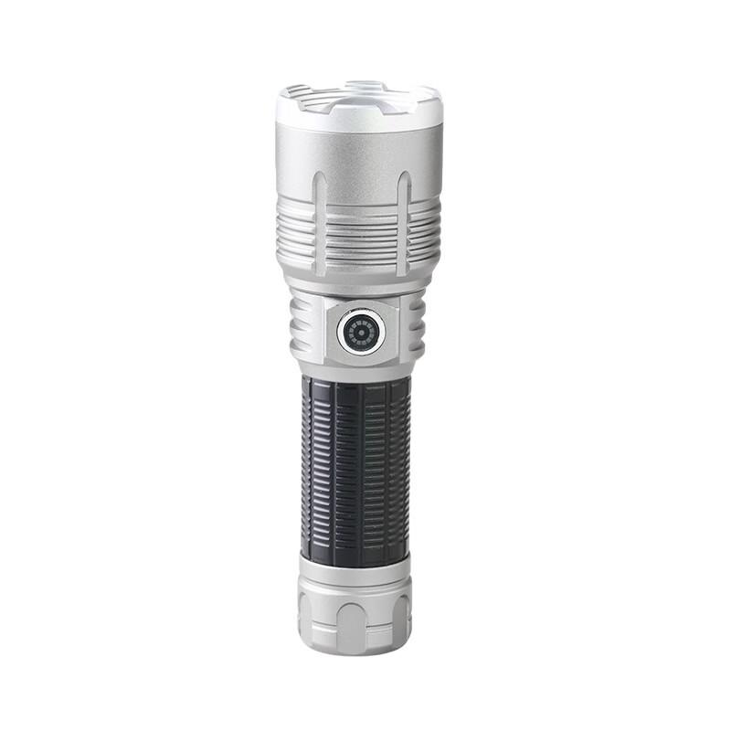 High-Power Rechargeable LED Zoom Flashlight