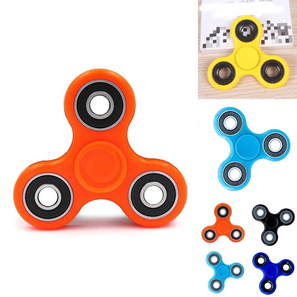 Elegant Wood Hand Spinner Tri Fidget Ceramic Ball Desk Toy For Stress Relief