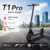 350W Adult Electric Scooter 10 Inch Puncture Resistant Tires Front Rear Dual Shock Absorption Foldable Lightweight E Scooter For