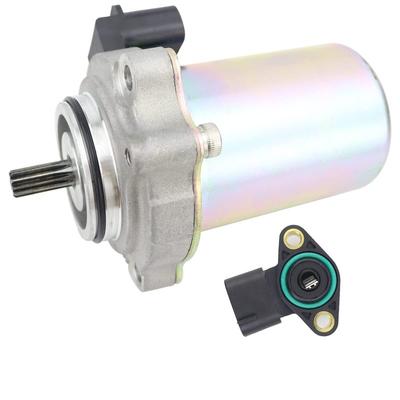Control Motor & Angle Sensor Compatible with Honda Rancher 420 TRX420 Foreman 500 TRX500 Pioneer 500 1000 Replace C