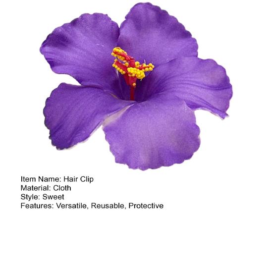 Dámská sponka do vlasů 3D umělá květinová dekorace vlásenka zadní část hlavy velká skřipcová sponka lehké vlasové doplňky