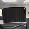 Black Car Interior Privacy and Sunscreen Suction Cup Curtain