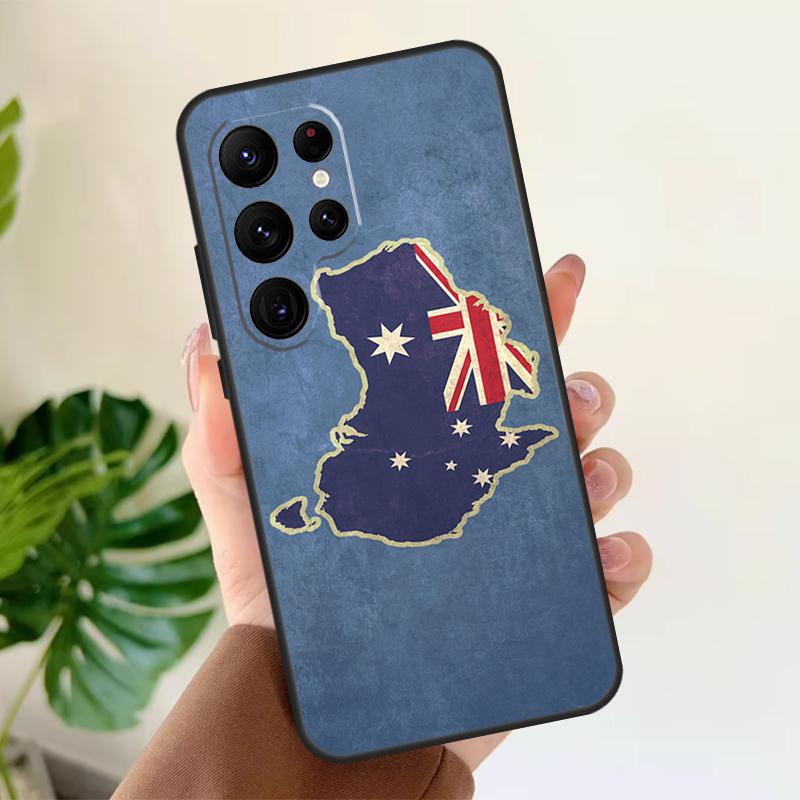 

Australia Flag Soft Case For Samsung Galaxy S25 S24 S23 S22 S21 Ultra S9 S10 Plus S23 FE S24 FE Phone Cover Galaxy S24 FE