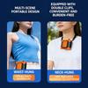 High-speed Waist Fan Outdoor Fan Portable Waist Hanging Neck Strong Dual Air Vents Fans for Travel Sports Courier Outdoor Work