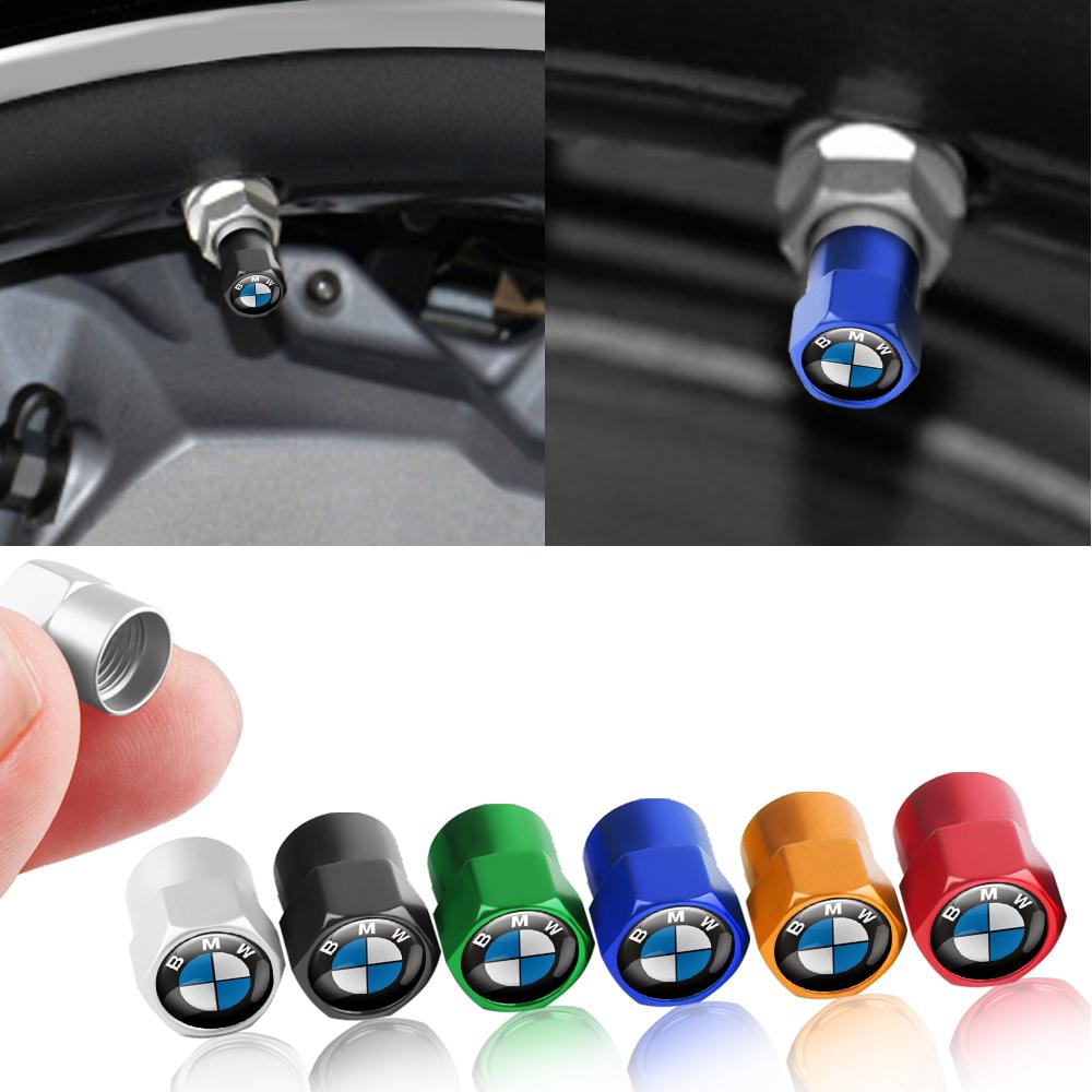 4Pcs Aluminum Car Wheel Tire Air Valve Caps Dust Cover For BMW M6 M5 M3 X1 X3 X5 E38 E39 E46 E53 E60 E61 E64 E70 E71 E85 E87
