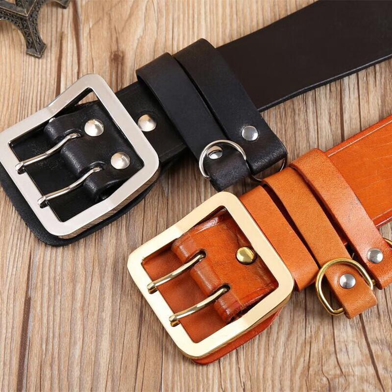 Blade Pioneer Double Buckle Tactical Leather Belt