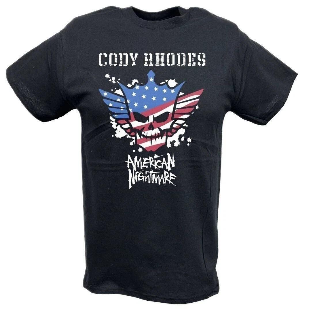 Cody Rhodes Big Bold American Nightmare Black T-shirt S