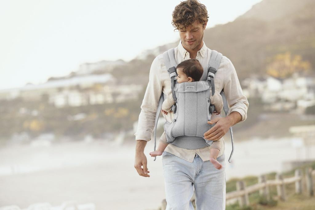 HARMONY Baby Carrier for Woven Light Gray BABYBJÖRN 0-36 Months, Melange,
