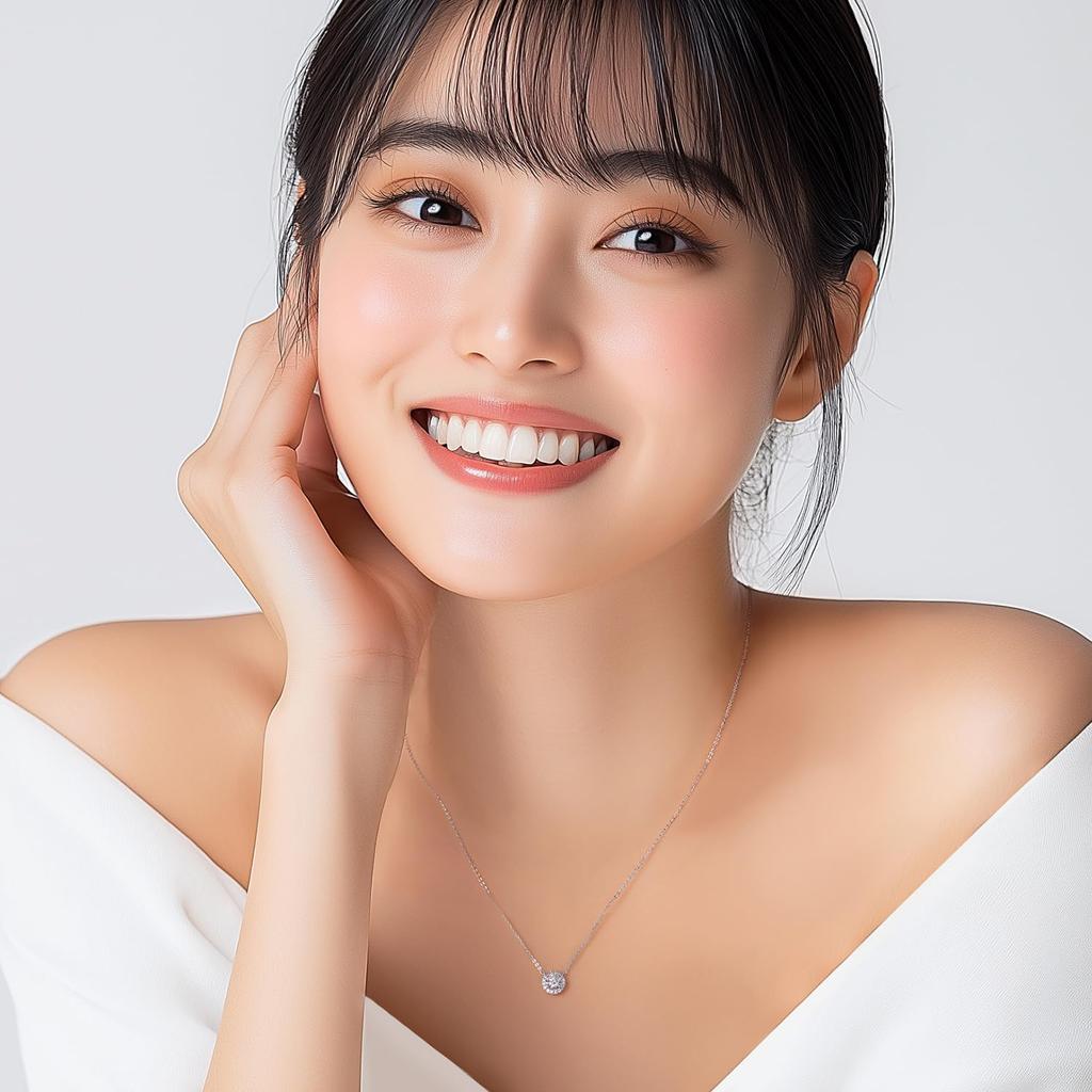 Platinum Diamond Necklace for Women 1 Diamond Lab Grown Diamond 1 Stone 4 Prongs Genuine Diamond Standard PT950 Birthday Anniversary Christmas Present