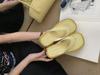 Fashion Shoes Woman 2025 Female Slippers Med Platform Loafers New Soft Summer Beach Slides  Shoes Women Slippers Summer Loafers Shale Fe