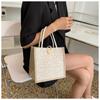 Ins Lunchtaschen für Frauen mit Hahnentrittmuster, kleine Lunchtasche, Lebensmittelaufbewahrungstasche, funktional, tragbar, für Reisen, Picknick im Freien