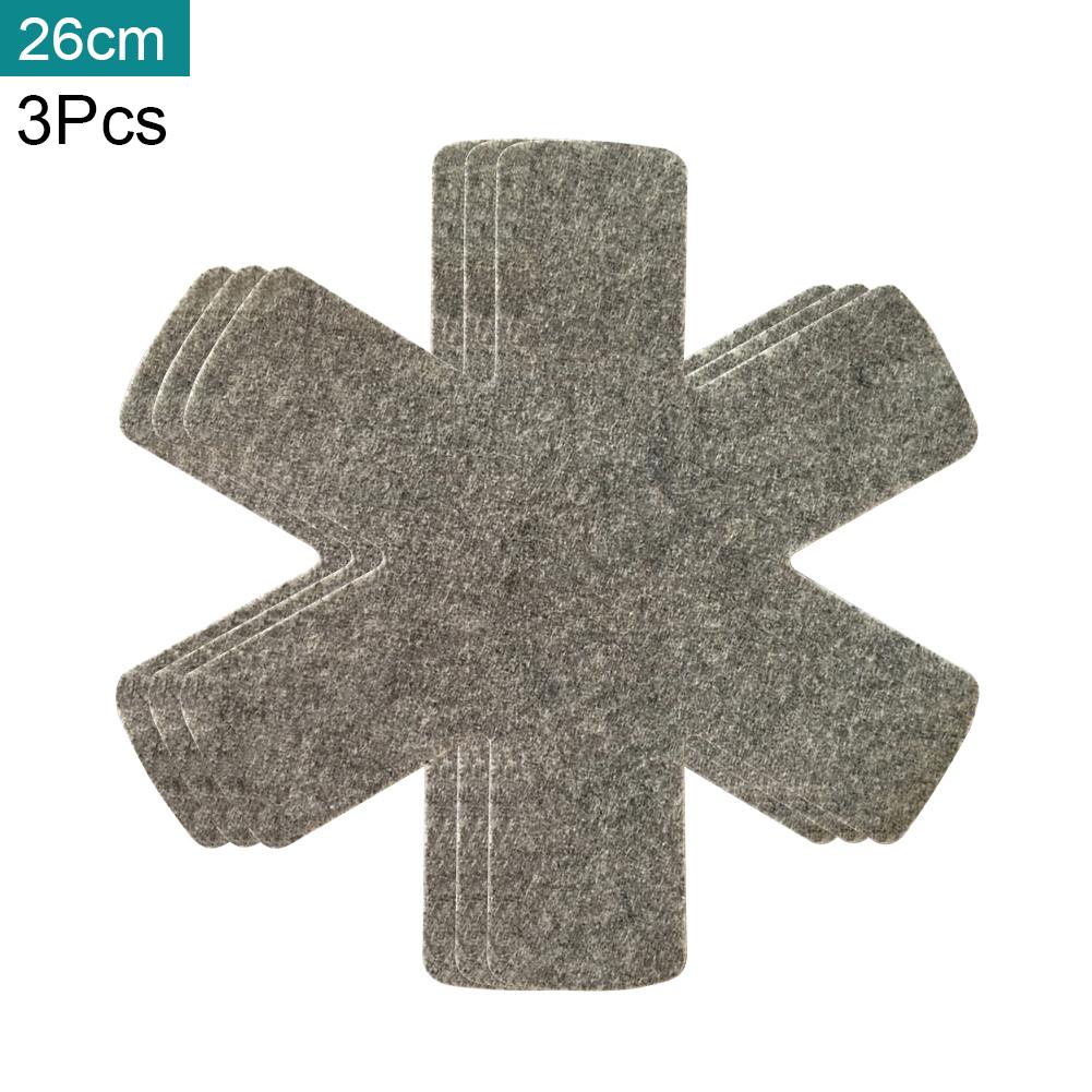 Polyester Filz Topfuntersetzer Vlies Leichtgewicht Kochgeschirr Trennmatte Schutz Wiederverwendbar Zum Aufbewahren von Bratpfannen Backblechen