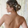 18Pcs/Set Elegant Bridal Imitation Pearl Hair Clip Folding Wedding Hairpins  Women