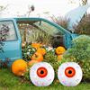 6pcs Halloween Inflatable Eyeball Balloons 22 Inch 3-color Horror Theme Party Eyeball Balloons For Halloween Scary Decorations