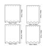White Shower Curtain Solid Color Bath Curtain Lightweight Bathroom Curtain  Bathtub