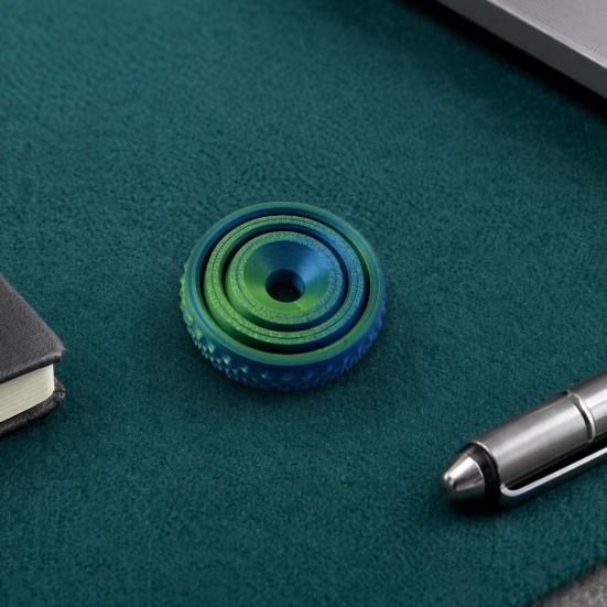 3D Printed Fidget Spinner, Multi-Layer Rotating Rings, Fidget Toys Sensory Stress Relief Toys for Adults & Kids, Anxiety Reducing Fidget Spinners for
