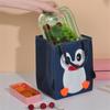 Isolierte Lunchtasche mit Pinguin-Motiv, niedlich für Damen und Kinder, Thermotasche, Bento-Box, Kühltasche, Aufbewahrungsbehälter für Reisen und Picknicks, praktischer Einsatz