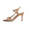 Women's High-heeled Sandals Spring and Summer New Simple and Versatile Stiletto Large-size Open-toed Sandals