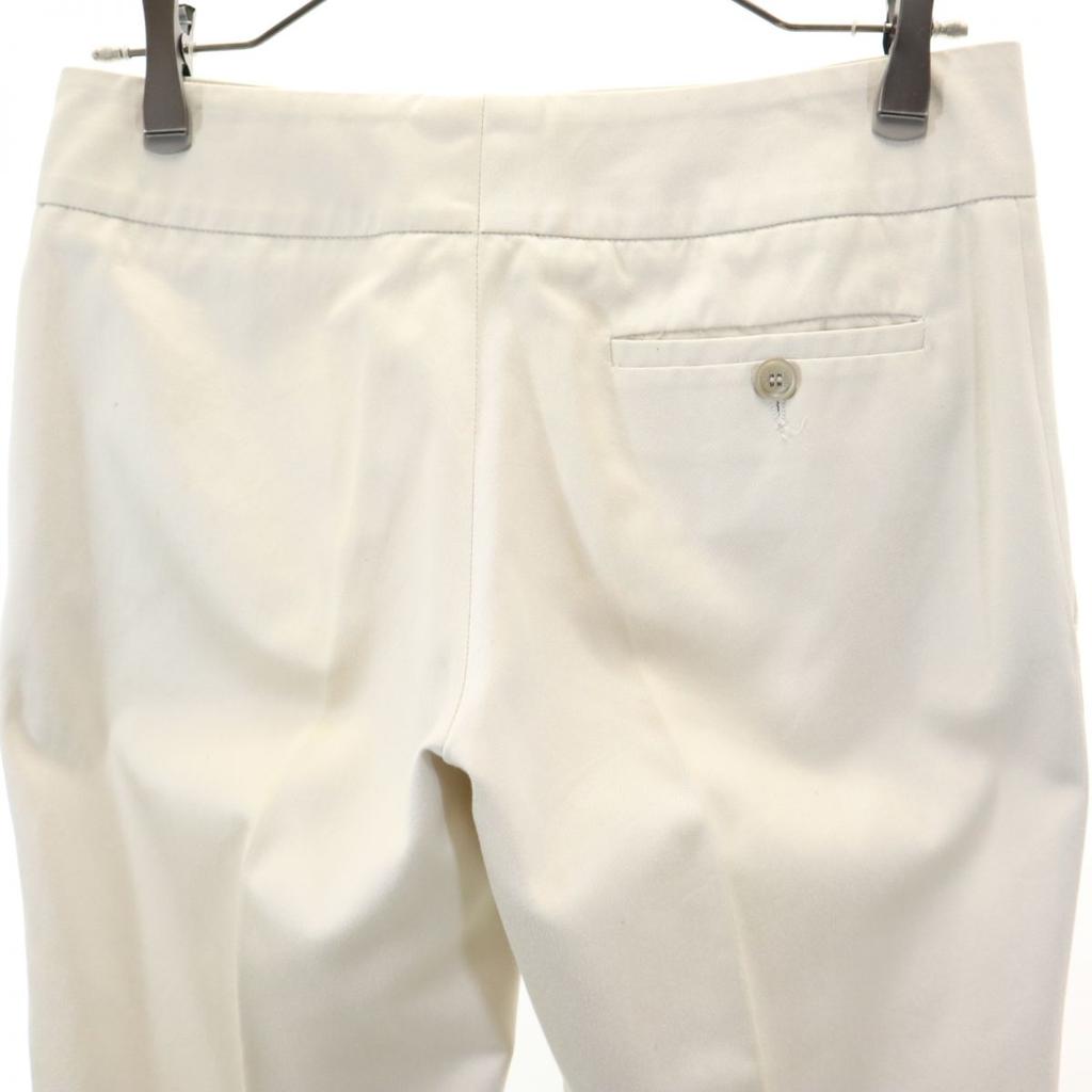 Gucci Calças sociais 38 Sistema branco Feminino Usado