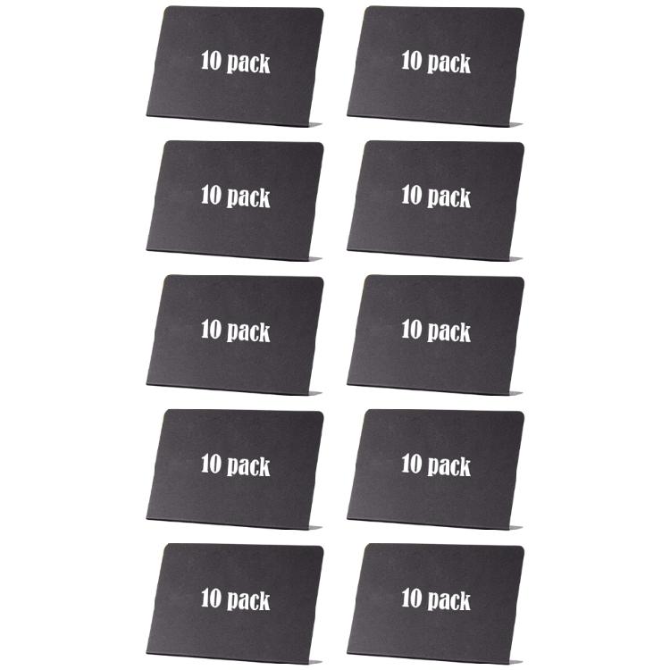 

10/20 Pcs Small Chalkboard Signs with Pen Writeable Blackboards Food Labels Message Board Signs for Party