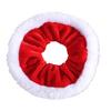 1/3/6Pcs Christmas Hair Ties Red White Velvet Hair Scrunchies Elastic Hair Band Ponytail Holder Glitter Sequins Snowflakes Hair Ropes