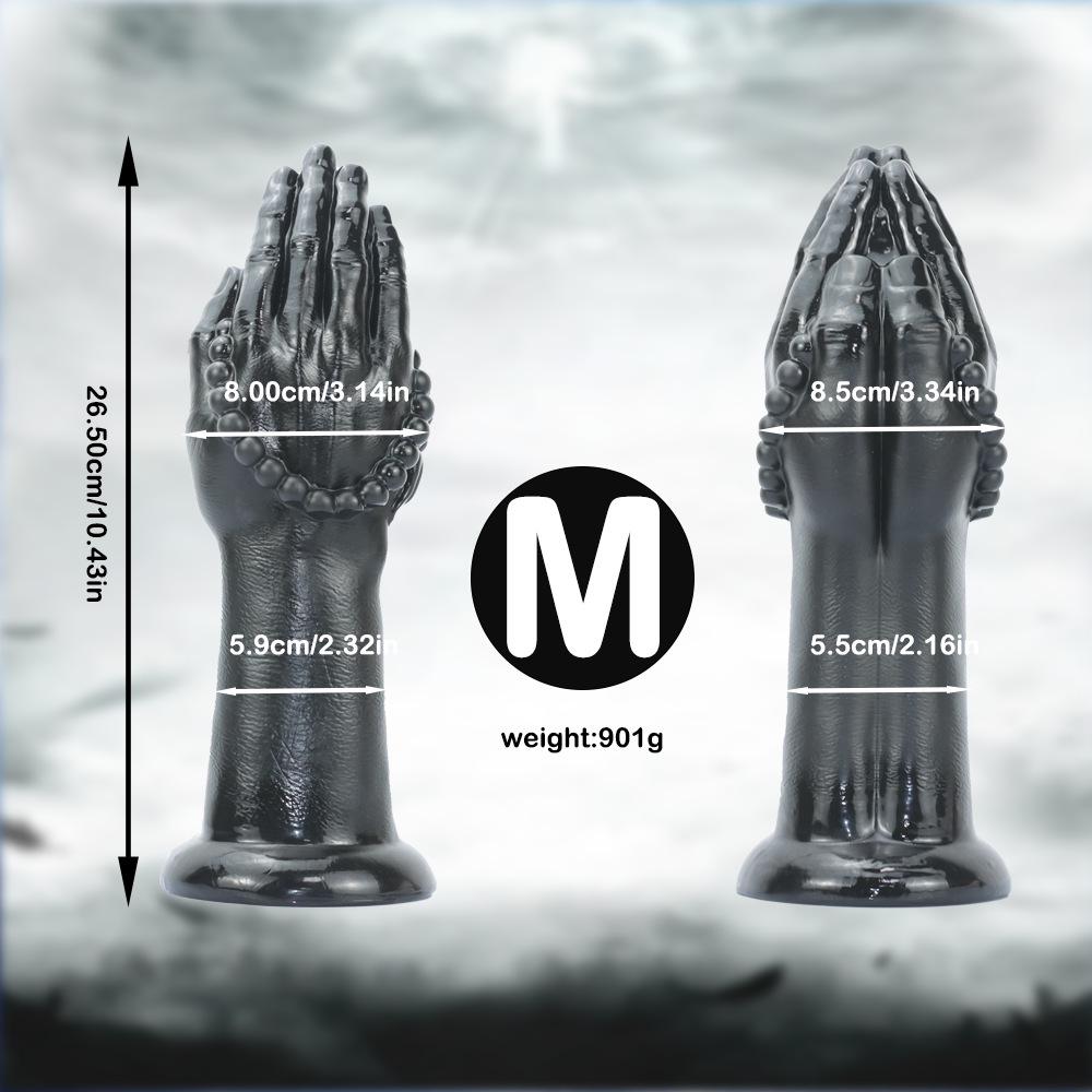 11CM Triple Size Fist Play Buddha Hand Anal Dilator Plug