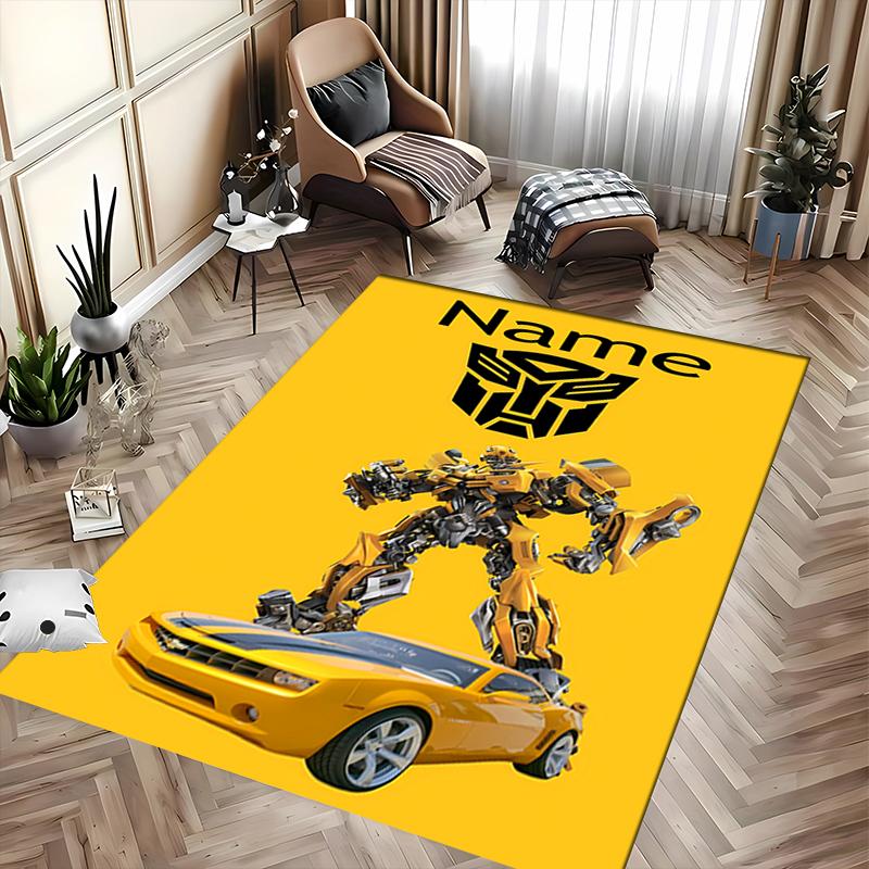 Custom personalization Bumblebee Area Rug - Perfect For Kitchen, Bathroom,Laundry Room Decor Large Size Available,Gift All Seasons