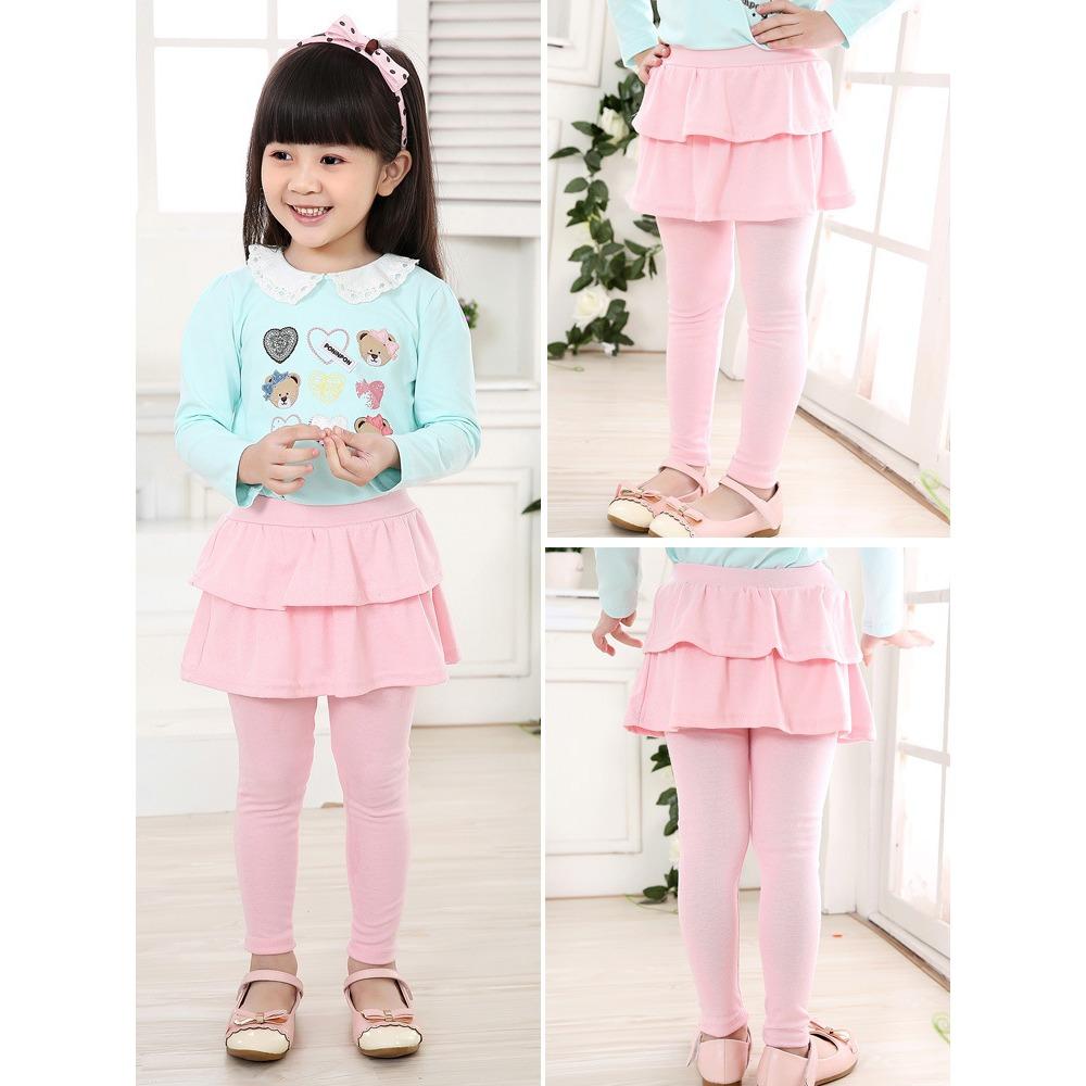 Children's Clothing Spring and Autumn Styles Girls' Dress Pants Multi-colored Stretch Pants Girls' Baby Skirts