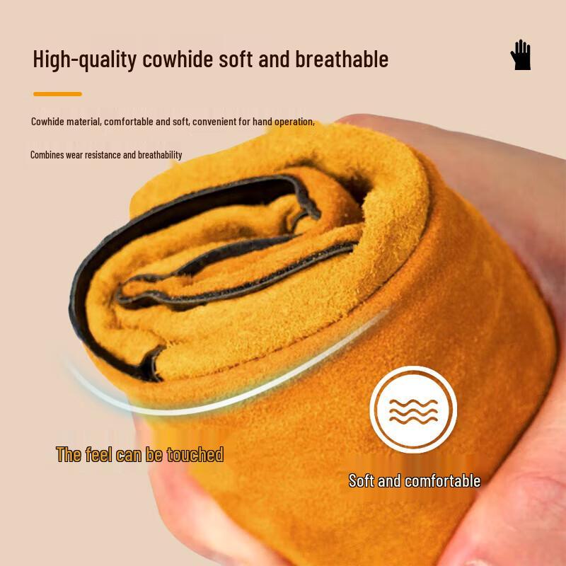 Long Cowhide Welding Gloves