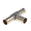 6-16mm Brass T Piece 3 Way Fuel Hose Joiner Connector For Air Oil Gas Car Accessories