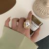 New Design Starfish Pearl Ring Shape Gold Color Adjustable Rings For Women Korean Fashion Jewelry Party Luxury Accessory