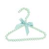 Modern Faux Pearl Hanger with Bow Non-slip Cute Bow-knot Small Clothes Rack