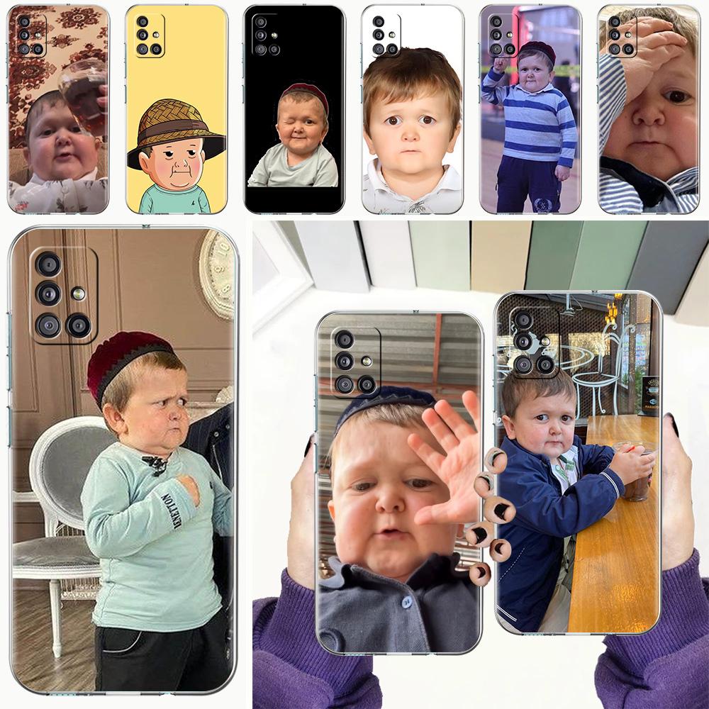 Phone Case For Samsung A15 A13 A35 A55 A51 A71 A41 A31 A21S A05 A17 A23 A25 A33 A53 A73 5G A07 4G Cover Funny Babaite Hasbulla