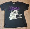Maglietta punk vintage y2k Misfits Die Die My Darling Taglia L