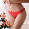 Seamless Low Rise Women G-String Thongs Floral Lace See-through Sexy Underwear