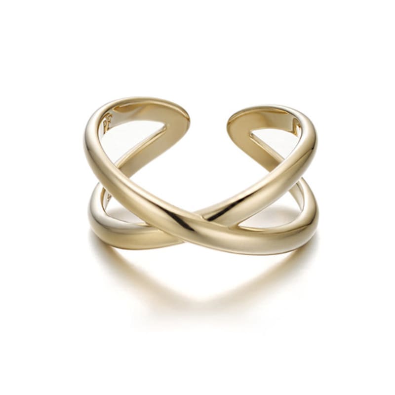 PAIGEFLYNN JEWELRY [Silver 925] Flynn Cross Open Ring