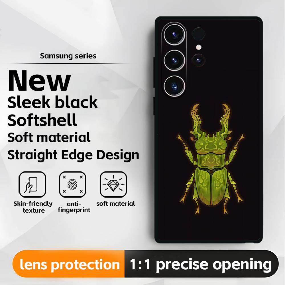 

Cool insects Phone Case For Samsung Galaxy S26 S25 S24 S23 S22 S21 Plus Ultra Note20 Soft Black Galaxy S22 5G