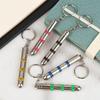 Portable Car Anti-Static Keychain Static Rod Electrostatic Discharger Antistatic Rod Keyring Car Supplies Car Accessories