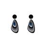 Small Daisy Flower Acrylic Earrings, Simple Design Irregular Earrings Contrasting Color Earrings Women
