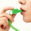 12pcs Colorful Sports Whistle Loud Noise Plastic Referee Tool Easyly Carry for Coaches Groups
