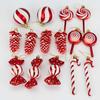 WTEMPO Christmas Decorations Creative Christmas Ball & Pinecone Shaped Design Christmas Tree Hanging Pendants Christmas Party Gifts
