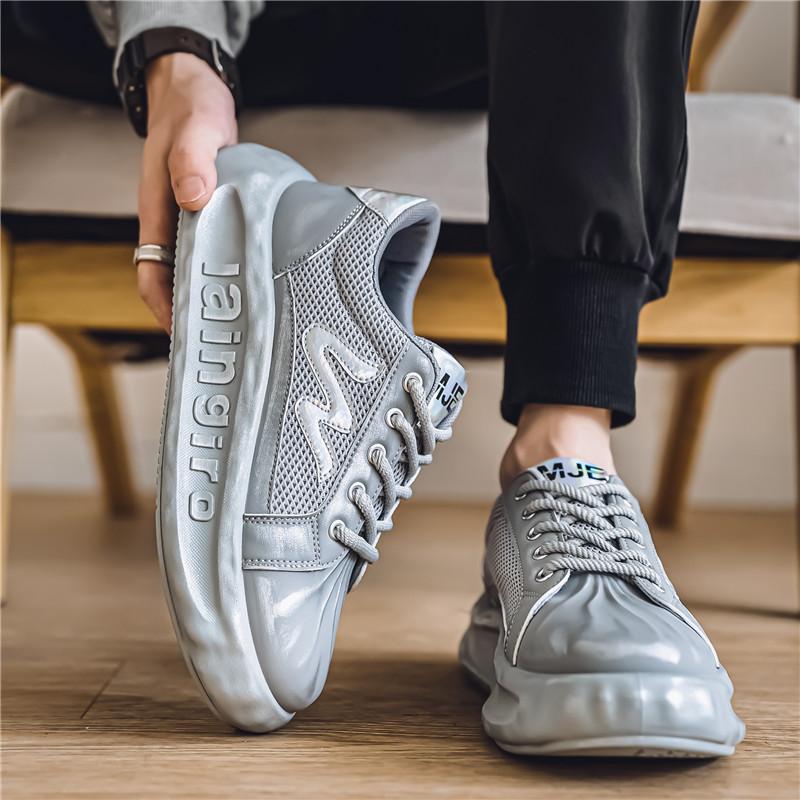 Spring and Autumn breathable dad shoes casual shoes thick-soled inner height-increasing sports tide shoes