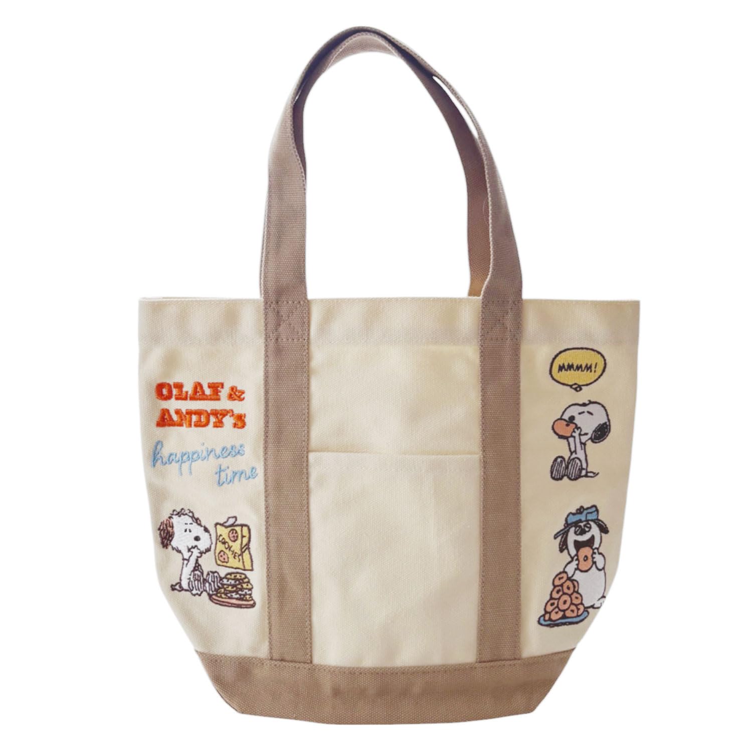 Snoopy Embroidered Tote Bag Snack Time Peanuts [Small Planet] [Tote Bag] /