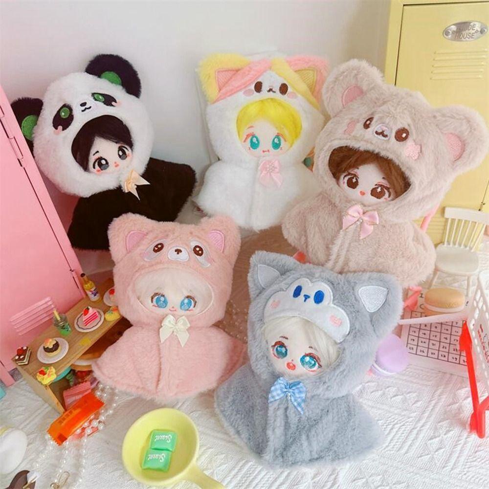 

5 стилей, толстовки для кукол, модная кукольная одежда, мультяшное пальто, 10 см, хлопковые куклы/1/12 куклы BJD