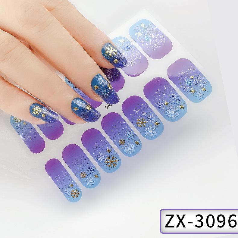 Three-dimensional Waterproof No-bake Gel Nail Varnish Film All Stick Japanese and Korean Wind Spring and Summer Nail Film Paper Nail Film Paper